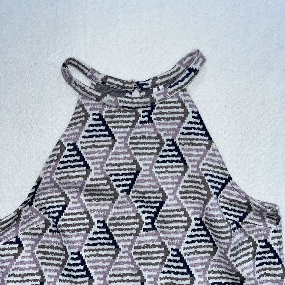 Anthropologie Halter  Racerback Top Geometric Design Women Size Small - Picture 3 of 5